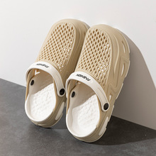 网红爆款洞洞鞋男夏季外穿踩屎感防滑运动包头凉鞋男户外沙滩拖鞋