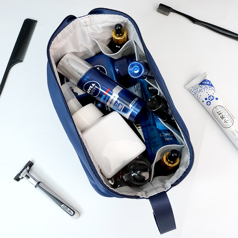 Bolsa de lavado de los hombres portátil de viaje húmedo y seco de separación portátil de gran capacidad bolsa de almacenamiento de artículos de tocador bolsa de cosméticos al por mayor