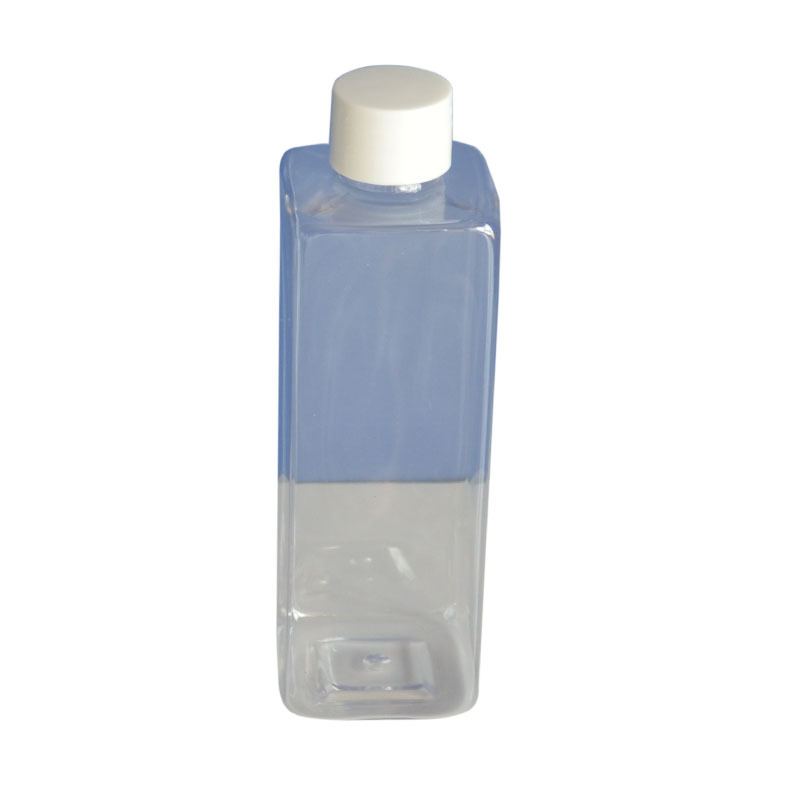 Transparent plastic screw cap