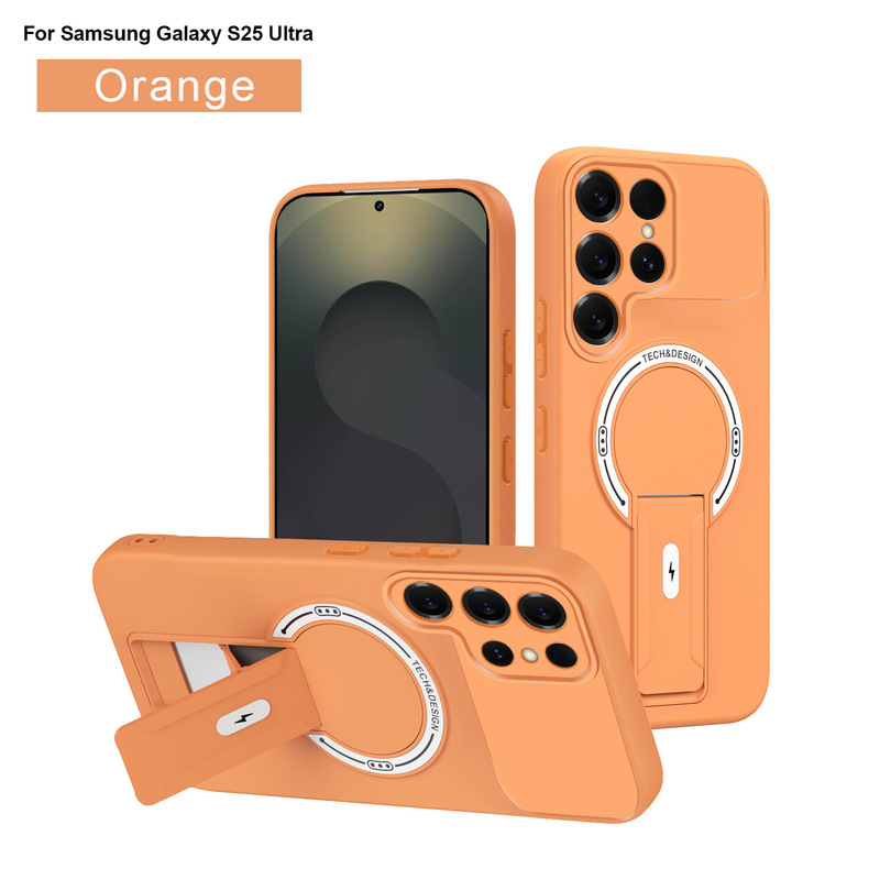Suitable for Samsung S26Ultra Mobile Phone Case, Skin-Like Feel, A27 A07 a 63% off Foldable Stand Magnetic Protective Cover