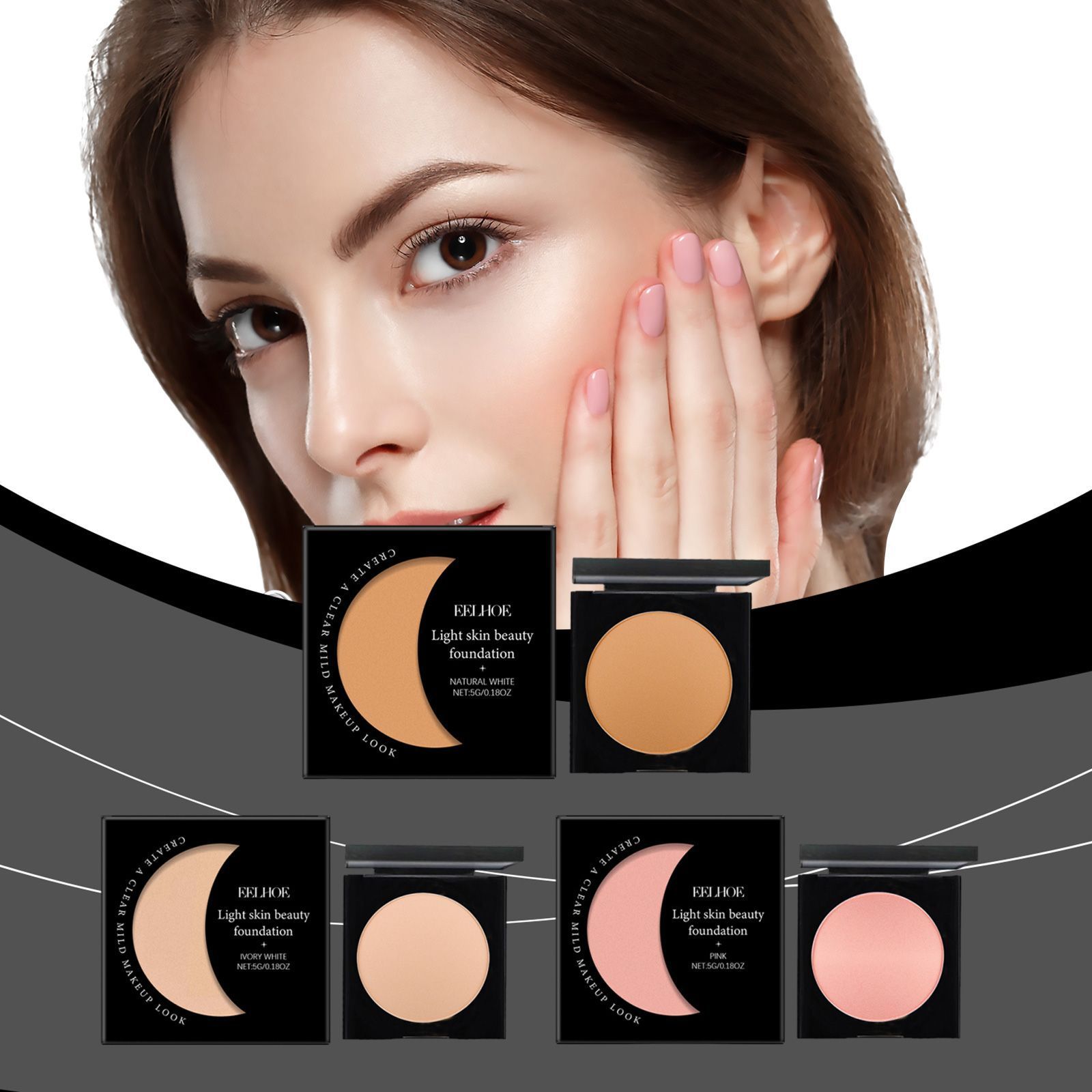 Eelhoe Hydrating Foundation Cream Lightweight, Moisturizing, and Translucent Foundation Cream Suitable for Oily and Dry Skin