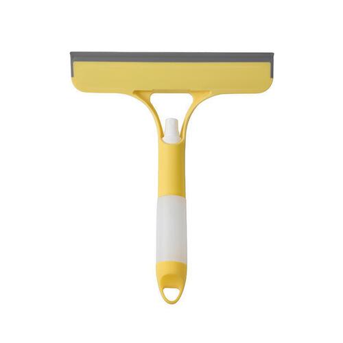 Factory-Delivered New Household Multi-Function Glass Scraper with Built-in Sprayer, Sponge Brush, Dual-Side Glass Cleaning Gadget