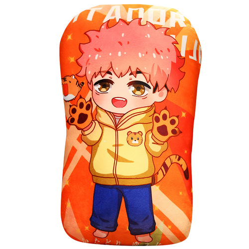2D Animation Spell Return Peripheral Pillow Gojo Wuhu Stick Yuhito Plush Doll Wholesale