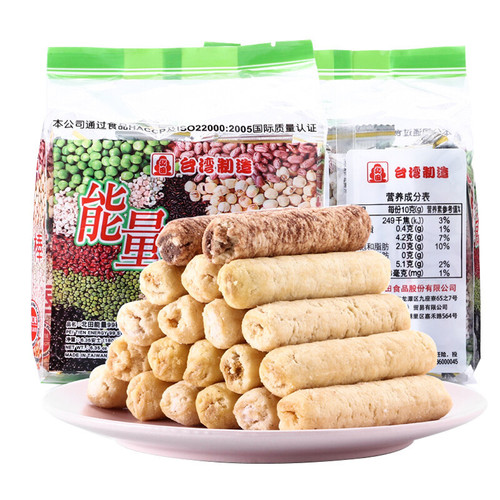 Chinese Taipei North Tian Energy 99 Bar 180g Coarse Grain Brown Rice Snack Egg Yolk Flavor Children's Snack Food