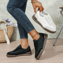 跨境德训鞋女2025新款春秋季轻便外贸休闲运动鞋百搭大码女士板鞋