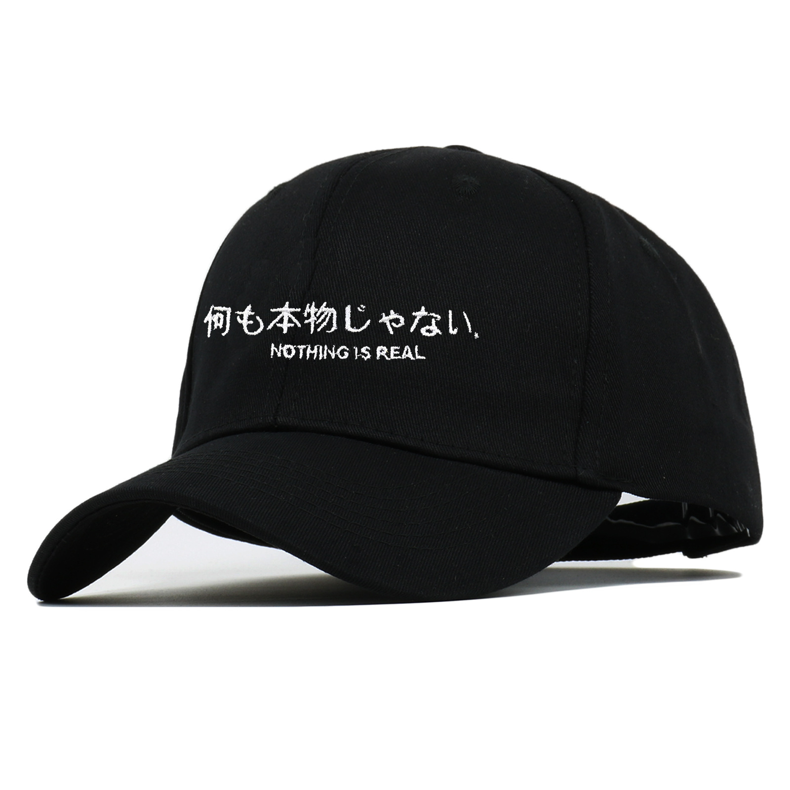 Summer Season Unisex Gender Japanese Style Style Crimping Rim Unisex Japanese Style Letter Crimping Baseball Cap