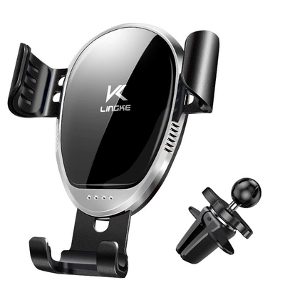 Car phone holder | holder gravity mirror holder - black-small-audio-clip