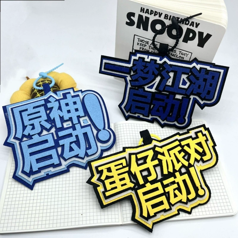 Genshin Impact, non-woven pendant, creative backpack, keychain