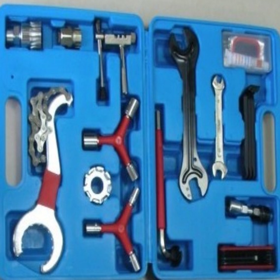 自行车工具箱套装修车维修山地车工具包 工具箱配件