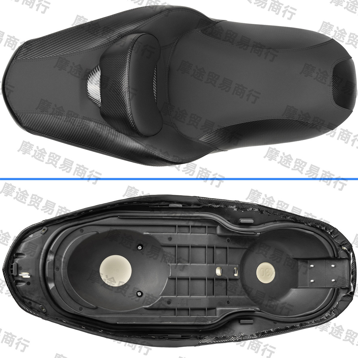 Suitable for 23-25 models of XMAX300, modified large surround seat cushion with increased waist support for comfortable riding
