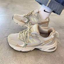 夏天网面透气大象灰运动鞋小众设计男女潮鞋子防滑踩街跑步鞋ins