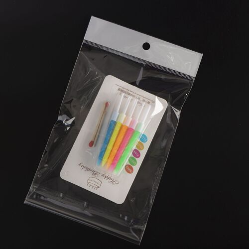 OPP bag transparent plastic bag hanging hole white opp card head bag jewelry airplane hole card packaging bag dust bag