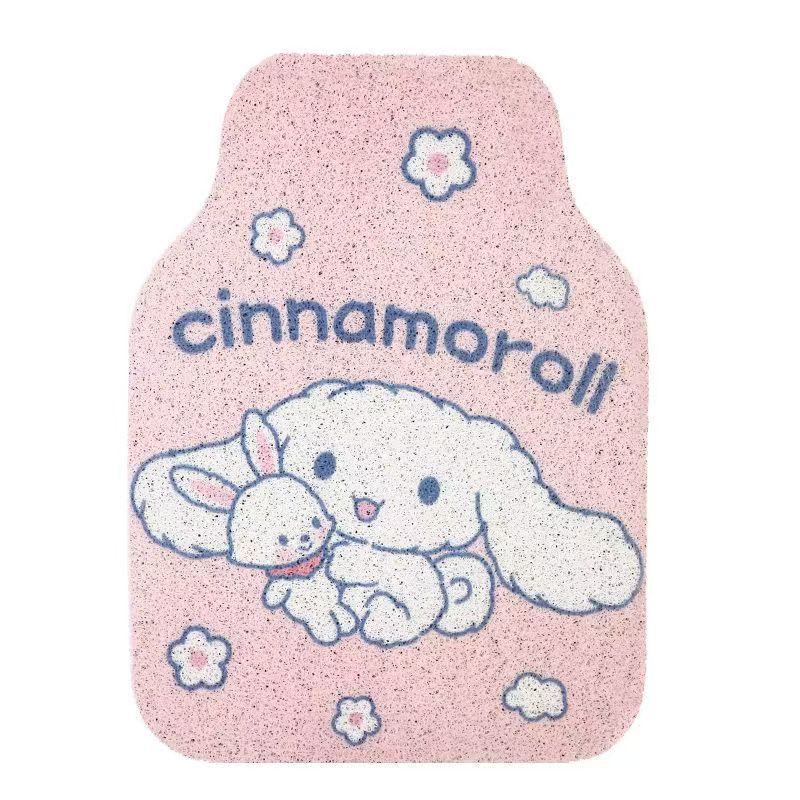 Snow White Car Floor Mats, Stain-Resistant and Wear-Resistant, Cartoon Non-Slip Universal Car Floor Mats