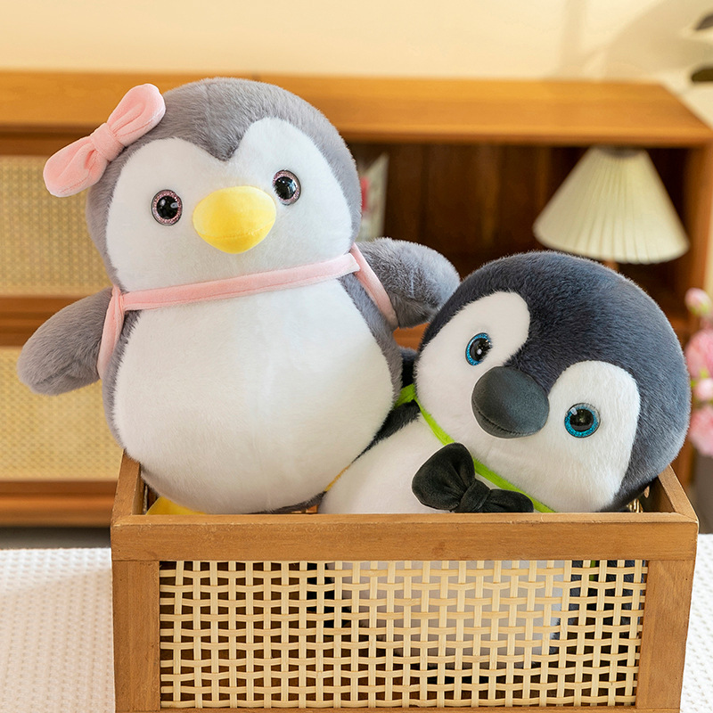 New Cute Couple Penguin Plush Toys, Creative Children's Dolls, Birthday Gifts