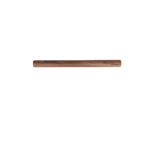 North American black walnut rolling pin, solid wood baking dumpling stick with hole, kitchen baking tool, extended version
