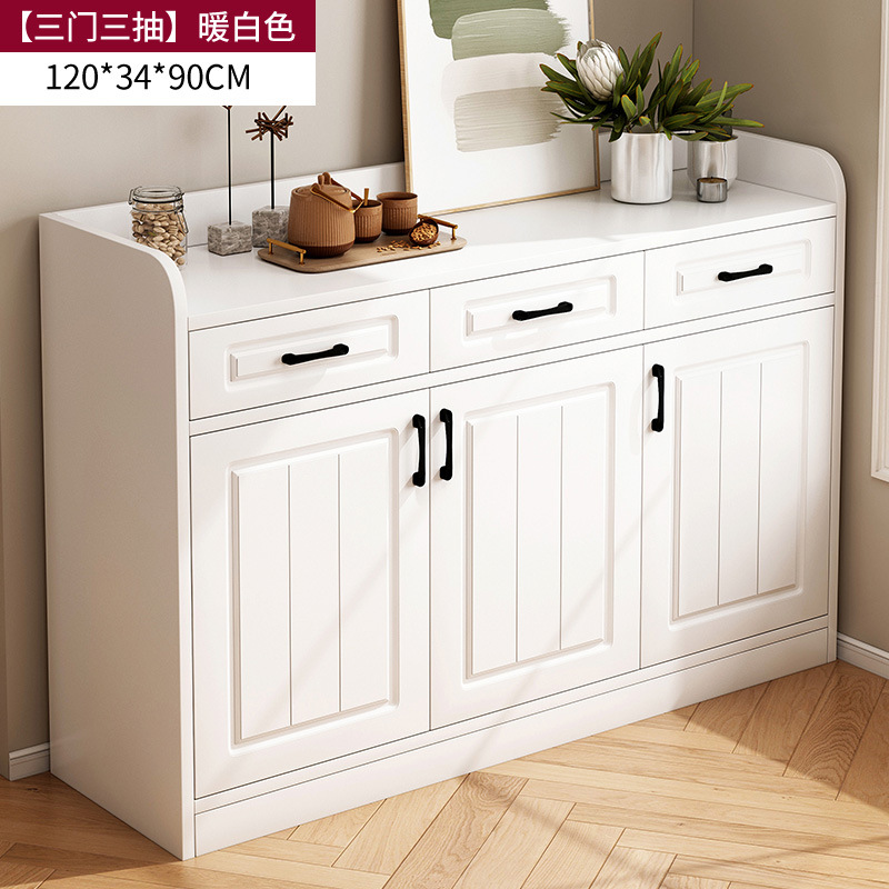 Pecho de cajones de estilo europeo dormitorio cama final gabinete de almacenamiento de pared moderno simple gran capacidad cajón armario