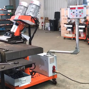 Double-motor self-propelled steel plate milling machine PB-80 self-walking steel plate beveling machine parameter quotation