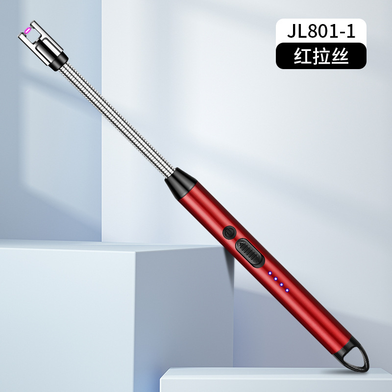 Fabricantes al por mayor Arco Tipo-c Cargador Encendedor Estufa de gas Encendido Agarre Exalargue Cocina Encendedor Transfronterizo Chong