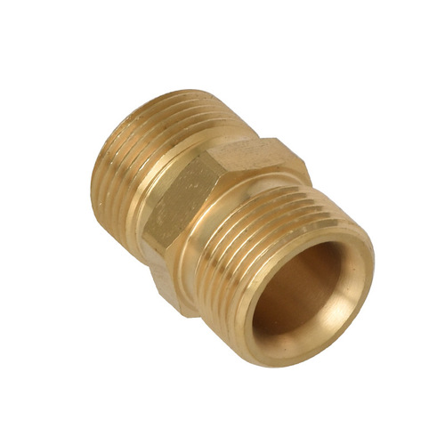 Pure copper high-pressure water pipe extension sleeve M22/14 to M22/15 gun tail adapter conversion fitting cleaning machine parts wholesale