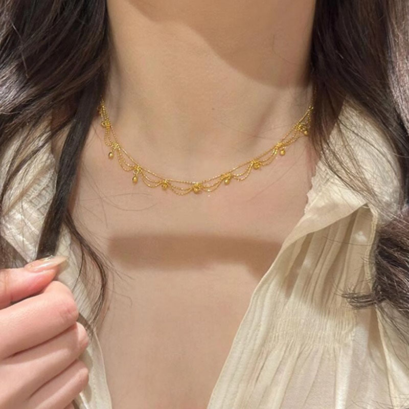 Colar de renda prata vintage para mulher design exclusivo_voghion.com