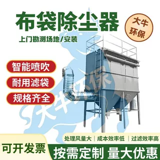 中央脉冲布袋除尘器车间木工粉尘处理环保设备仓顶锅炉旋风除尘器