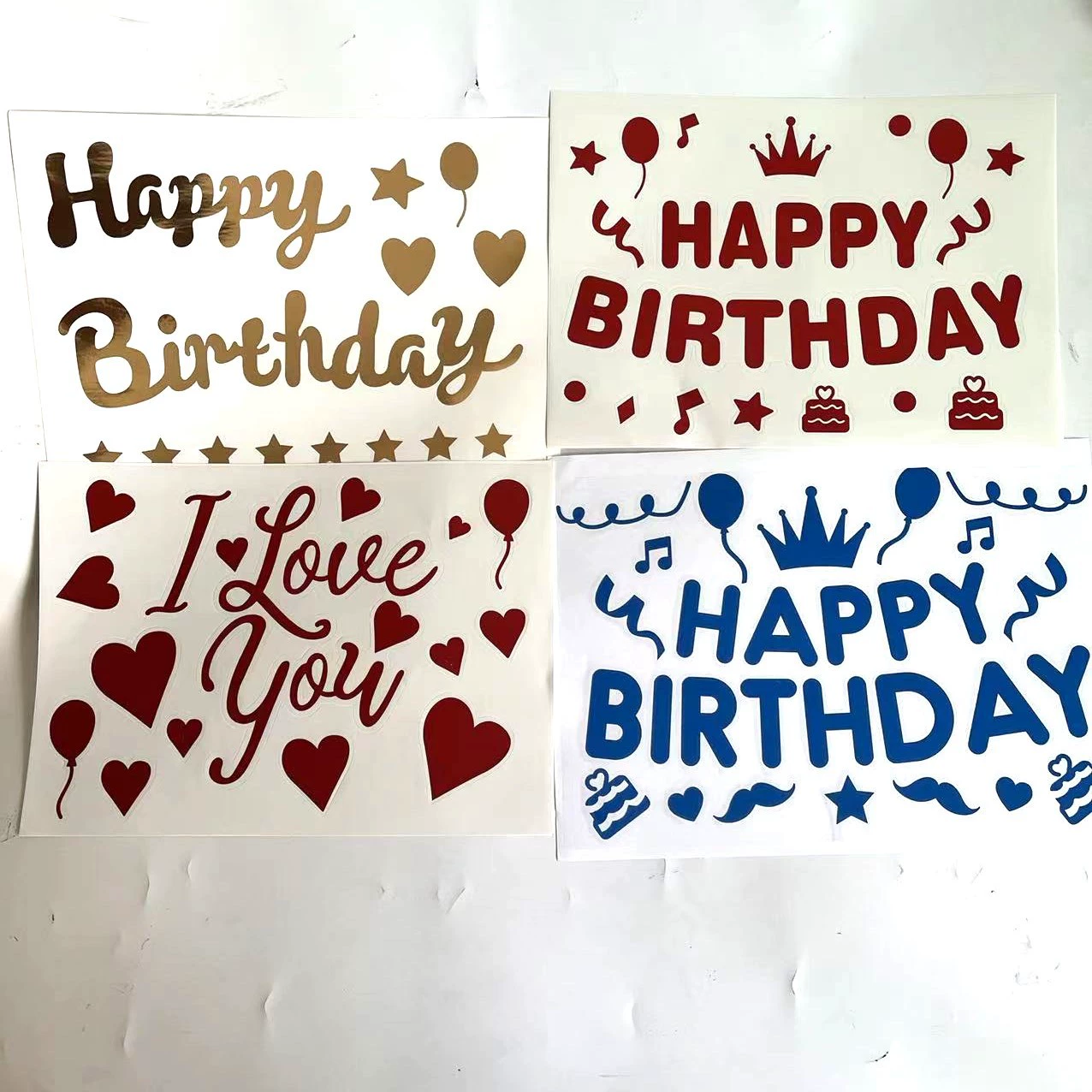 Transparent sticker, balloon, new collection, DIY