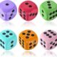 Bubble Big Dice Pressure Ball Blank Slate Board Game Dice for Anxiety Relief For Party Educational Gift