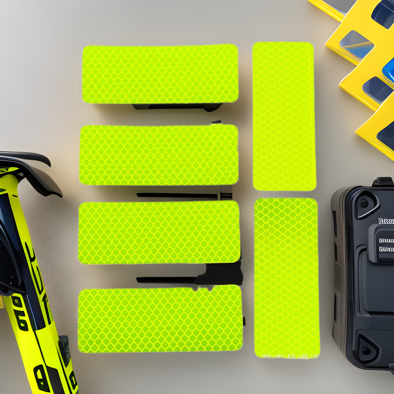 推荐原创设计工程级反光贴高自行车内嵌车门贴纸轮廓钻石异形贴纸