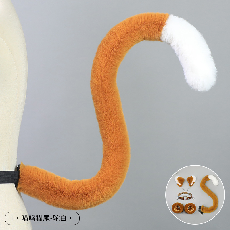 De una sola pieza hecha a mano de peluche Lolita diadema de oreja de gato KC accesorios para el cabello bestia oído tocado Fox oreja horquilla