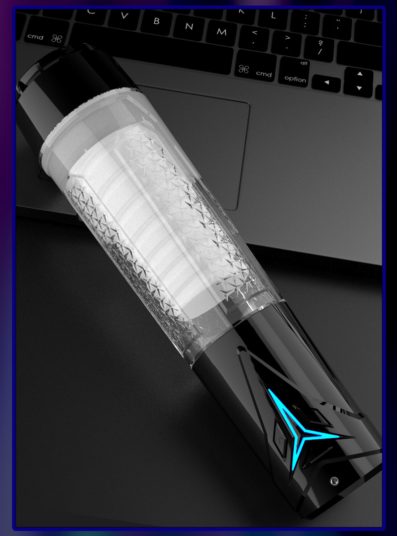Automatic Telescoping Male Masturbator with Suction Pump, Electric ABS+TPE Device — detail image 25