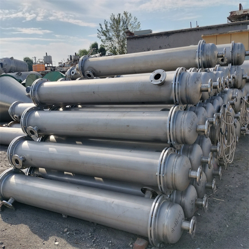 收购二手冷凝器 污泥水冷却器 列管式不锈钢冷凝设备