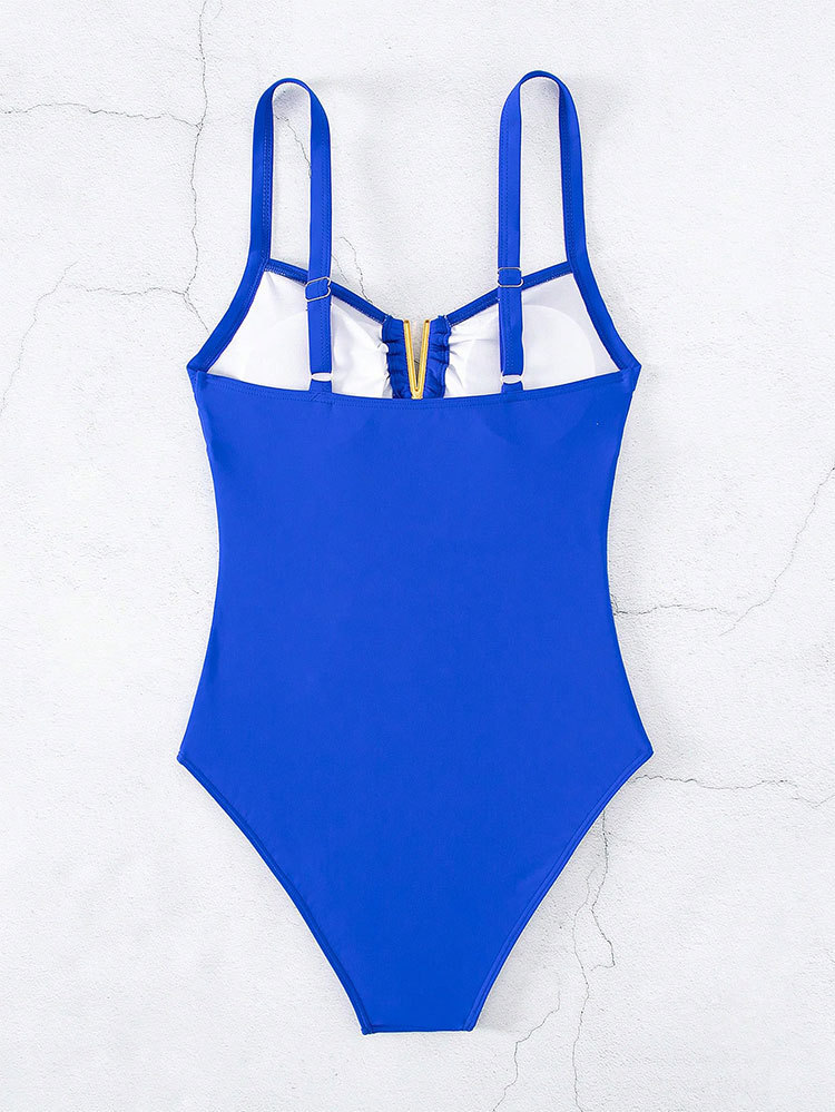 143g Weight Sleeveless Sleeve Length Nylon Fabric Type Short Top Length Bodysuit Tops Type 1 Piece Quantity Swimming Occasion Strap Neckline Skinny Fit Type Solid Color Pattern Women's Gender Sexy, Skinny Style Women's Sexy Skinny Solid Color 1 Piece Bikinis Swimwear 10
