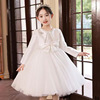 Spring small princess costume, girl's skirt, sleevless dress, western style, children's clothing