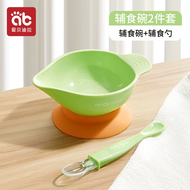 Children's dinner plate for new born for food, silicone set, tableware