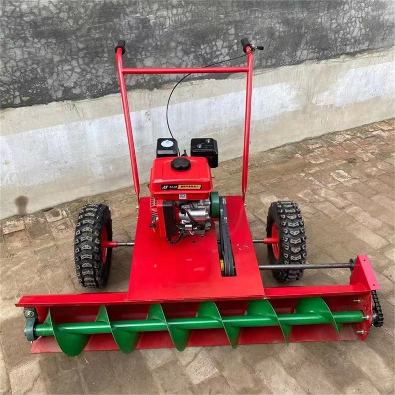 手推式除雪机多功能小型扫雪机厂区环卫路面清雪除雪机抛雪机