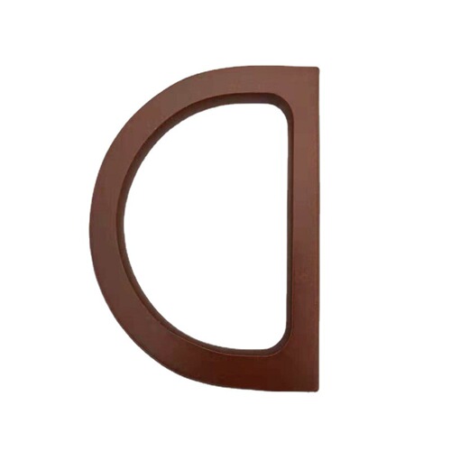 Bag portable fashion luggage hardware accessories wooden semicircle handle D-shaped handle bag portable wholesale