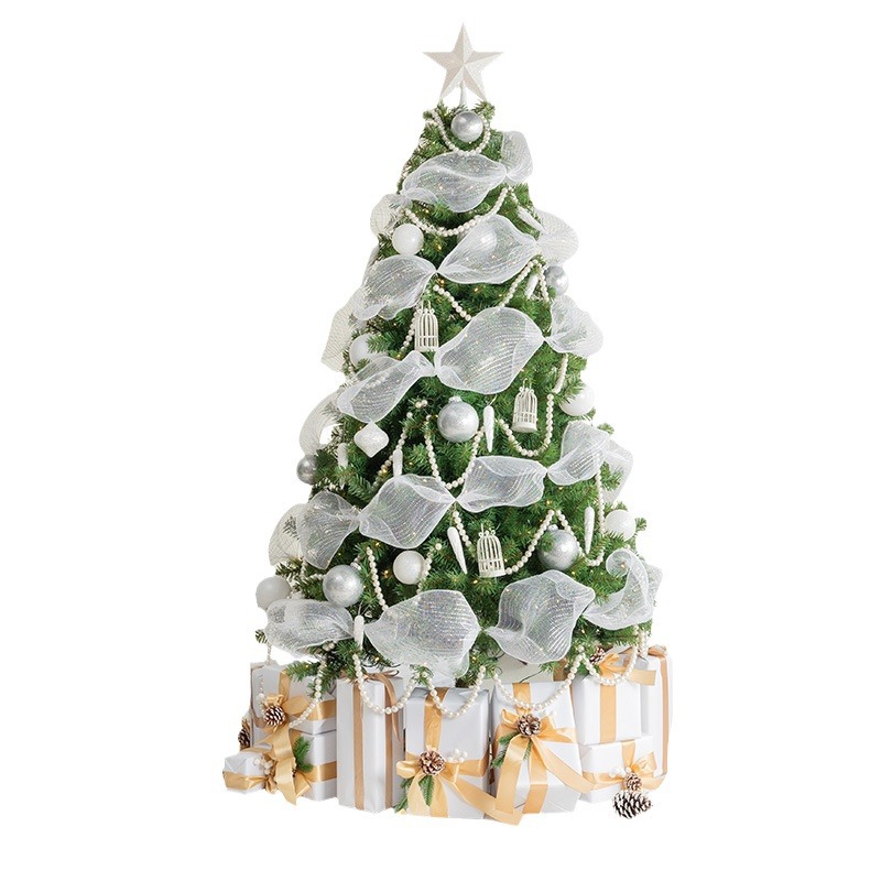 Árbol de Navidad árbol de Navidad paquete de material de DIY PE traje Paquete de simulación gran cifrado casa luminosa Navidad