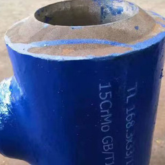 廠家生產厚壁高壓合金鋼管線鋼三通封頭管帽等徑異徑高壓承插管件