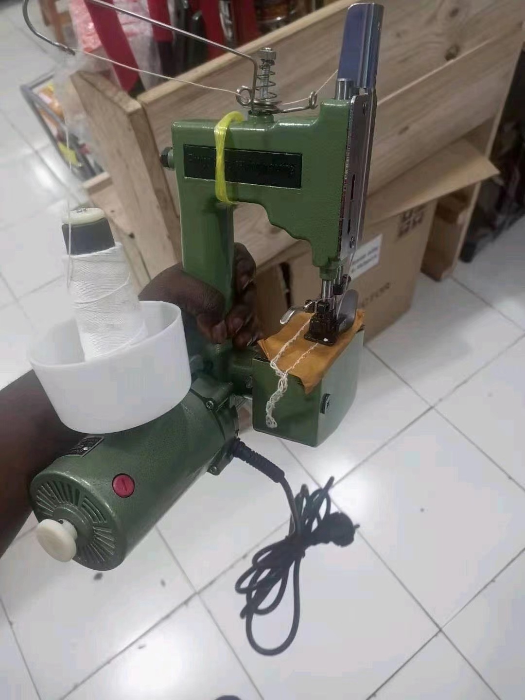 Máquina de envasado eléctrico de mano