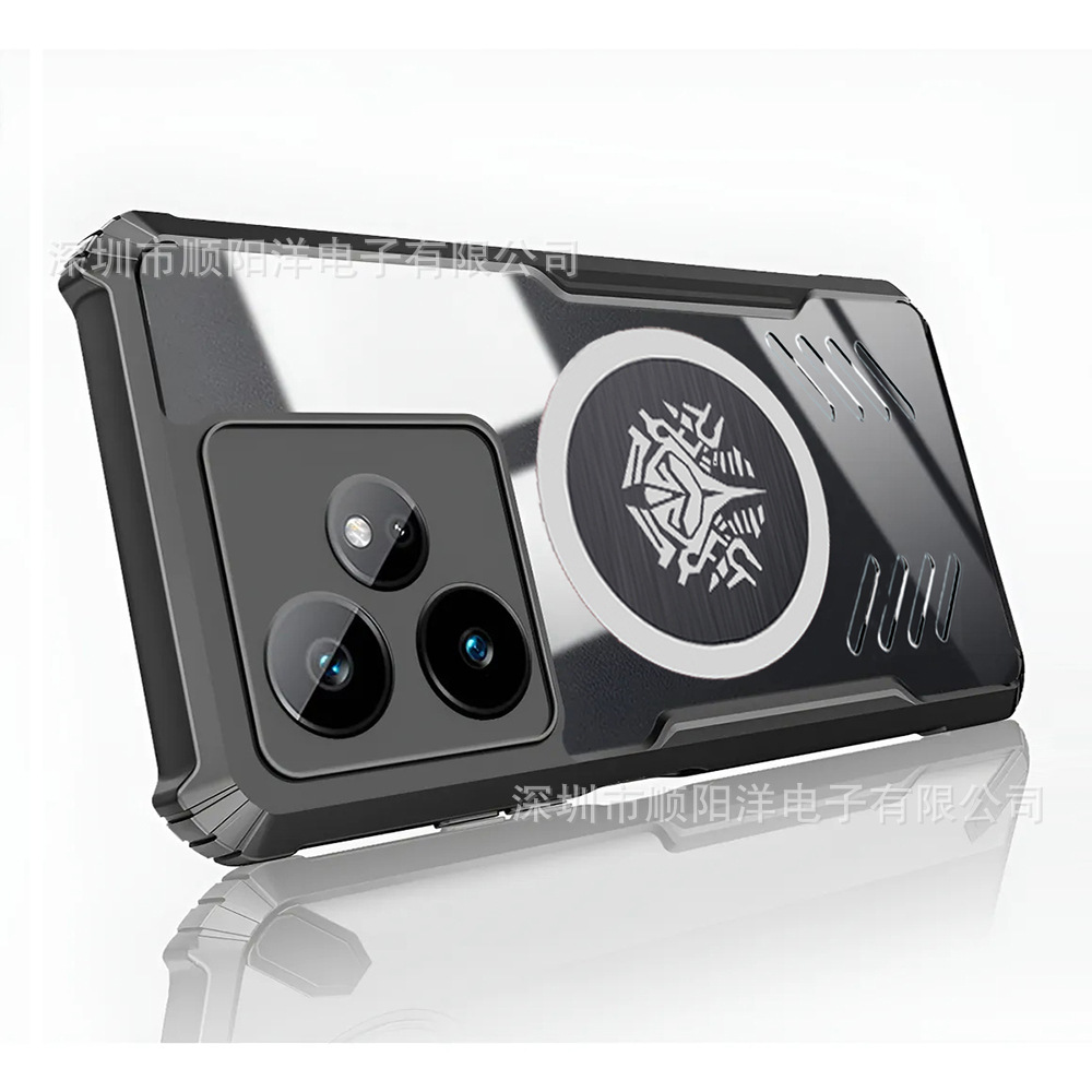 Magnetic Suction Case Suitable for Realme Gt7 Pro Gt 7t 6t Neo6 Mobile Phone Case Acrylic Protective Cover