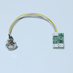 New round embedded smart touch sensor switch metal touch control board LED lamp dimming color adjustment touch