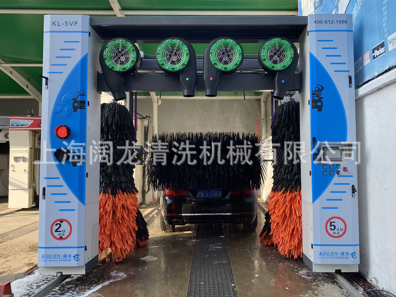 往复式洗车机KL-5VF龙门式全自动电脑法车房风干一体机接触式毛刷