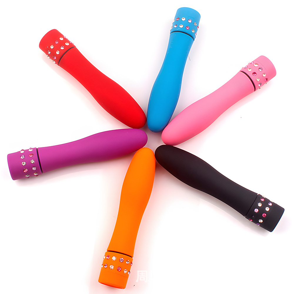 Small King Kong Vibrating Massage Stick ABS Blue Compact Adult Massager — detail image 2