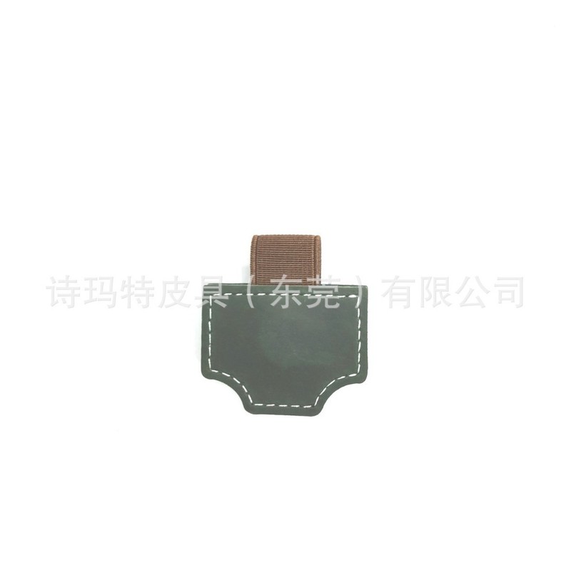 跨境疯马皮磁吸书签 磁性复古书签书页记忆磁性真皮书夹雕刻书签|undefined