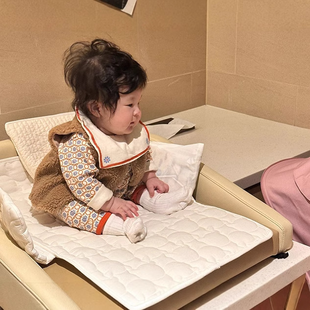 Ins韓国版赤ちゃん多機能尿止めパッド折り畳み可能な熊おむつバッグ短距離旅行携帯マット|undefined