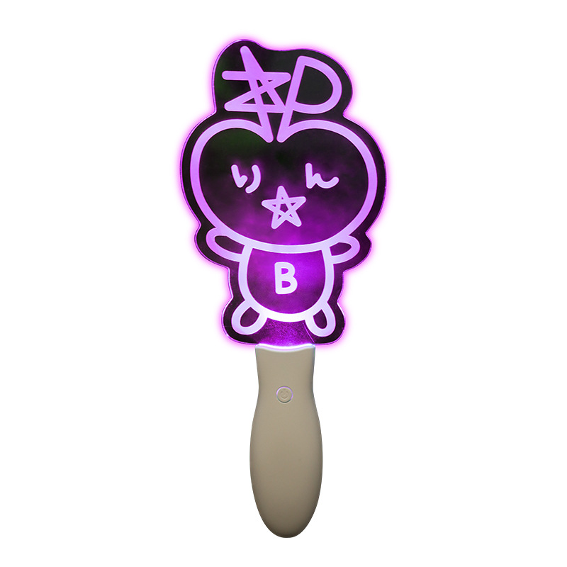 Acrílico mano Tarjeta de la lámpara Corea del Sur estrella concierto fans cumplir ayuda interactiva LED mano Tarjeta de la lámpara palo