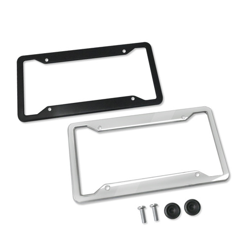 牌照架美规车牌框美国车牌架牌照框不锈钢牌照托跨境车牌套XCLPF