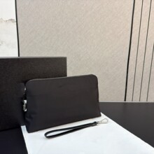 P家密码锁男士复古长款手拿包钱夹多卡位简约