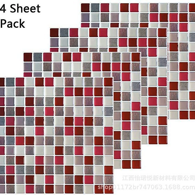 Самоклеящаяся мозаика капля наклейки на стену водонепроницаемая маслостойкая имитация плитки наклейки 3D стерео наклейки на стену backsplashtile