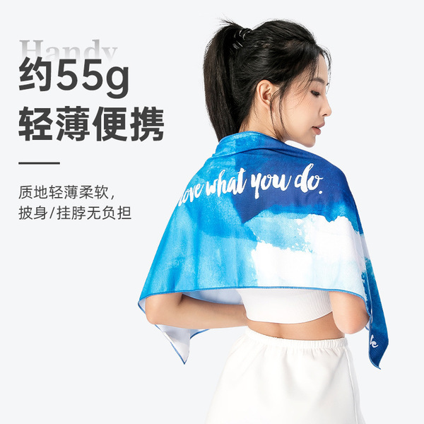 handheld sports quick dry sweat towel for gym